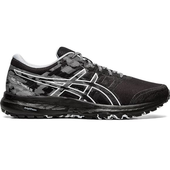 Asics Gel- Scram 5 Black/White Men's Trail Running Shoes Size 8.5